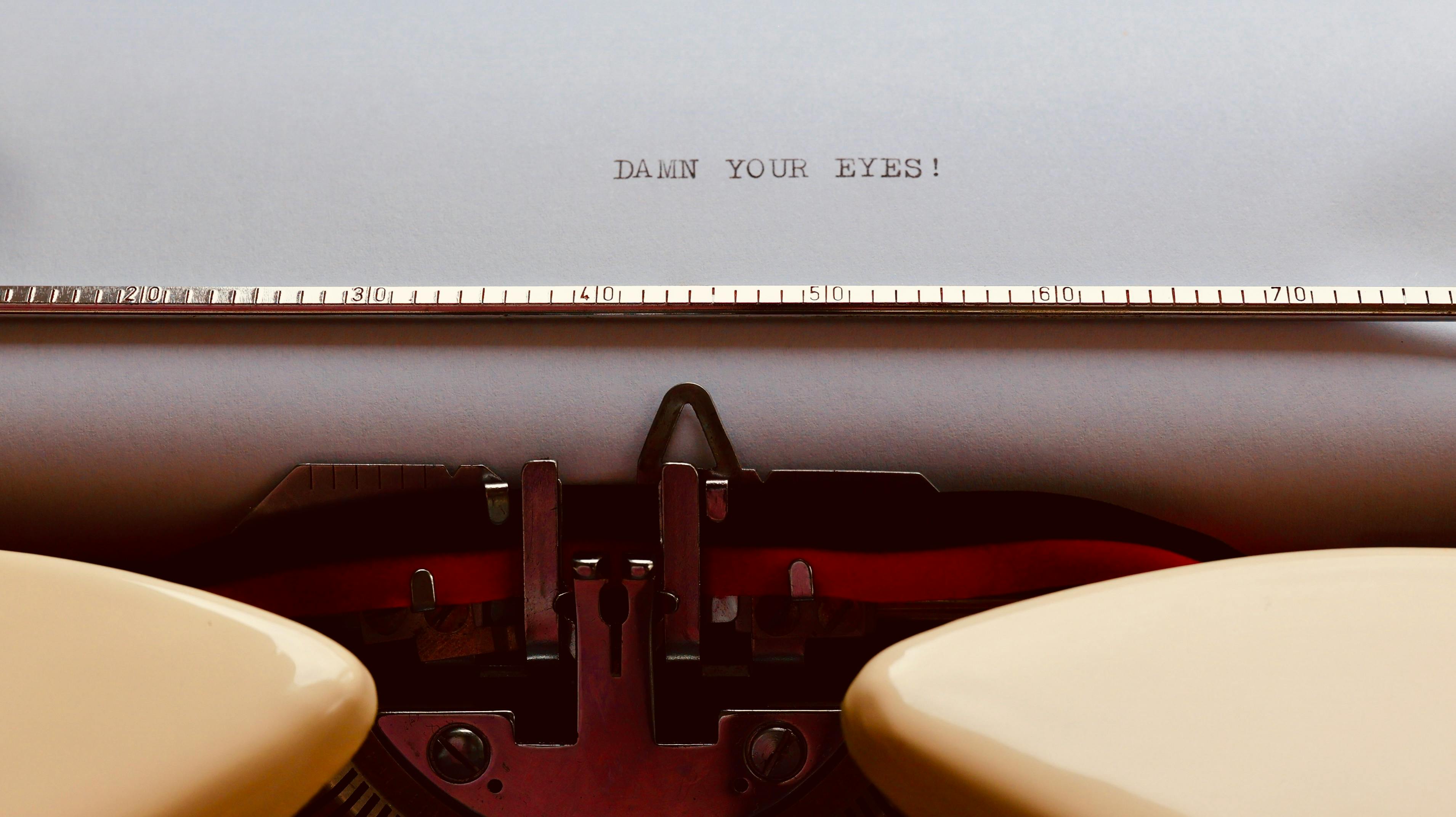 Clean minimal workspace with typography